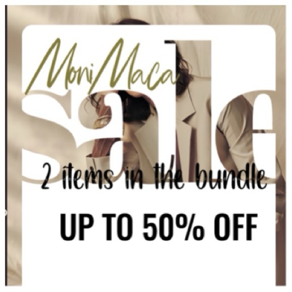 2 items in the bundle and you have 50% (only items less than or equal to $100)